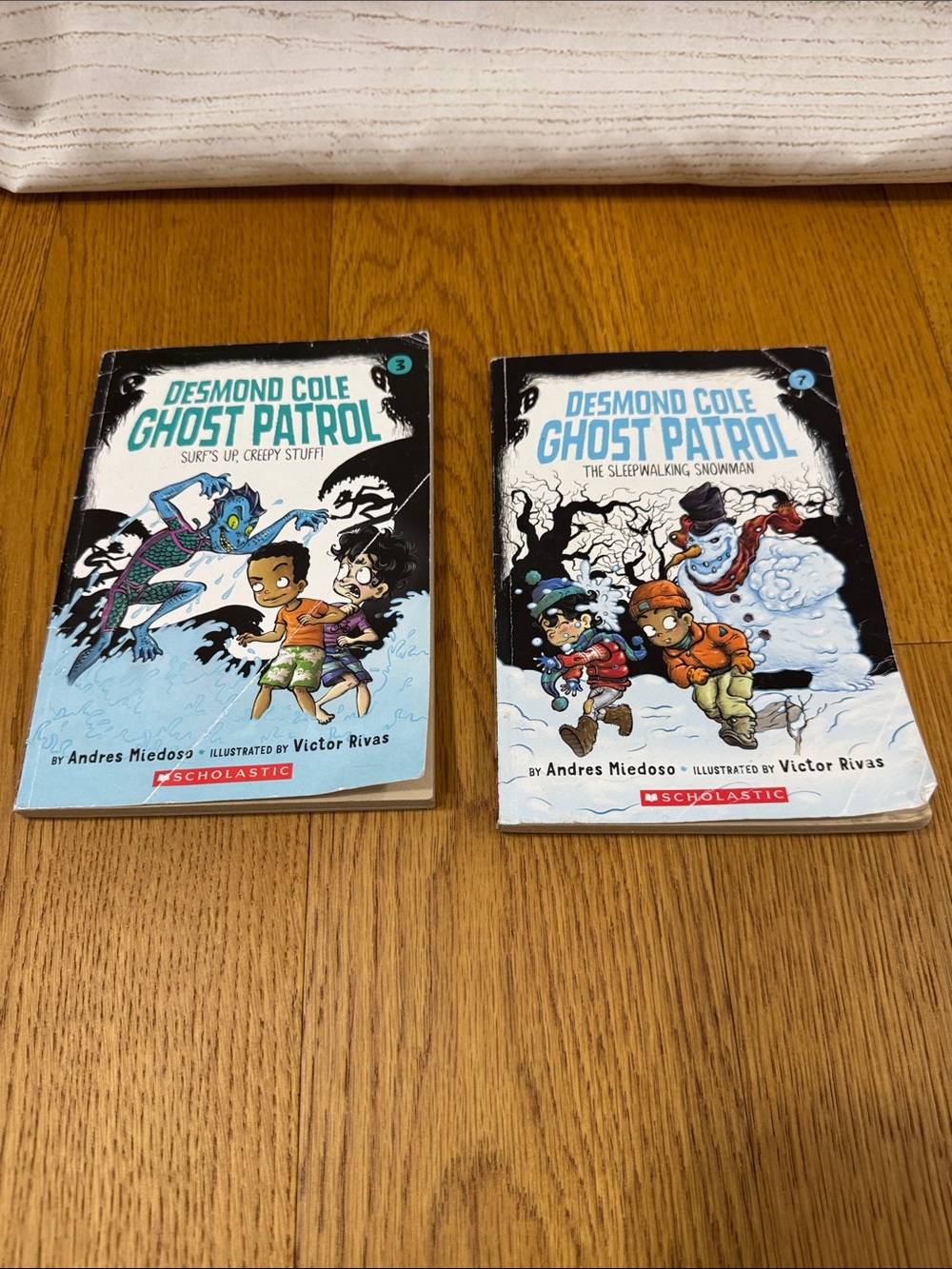 Bundle of 2-Scholastic Desmond Cole Ghost Patrol Books #3 and #7 Andrews Miedoso
